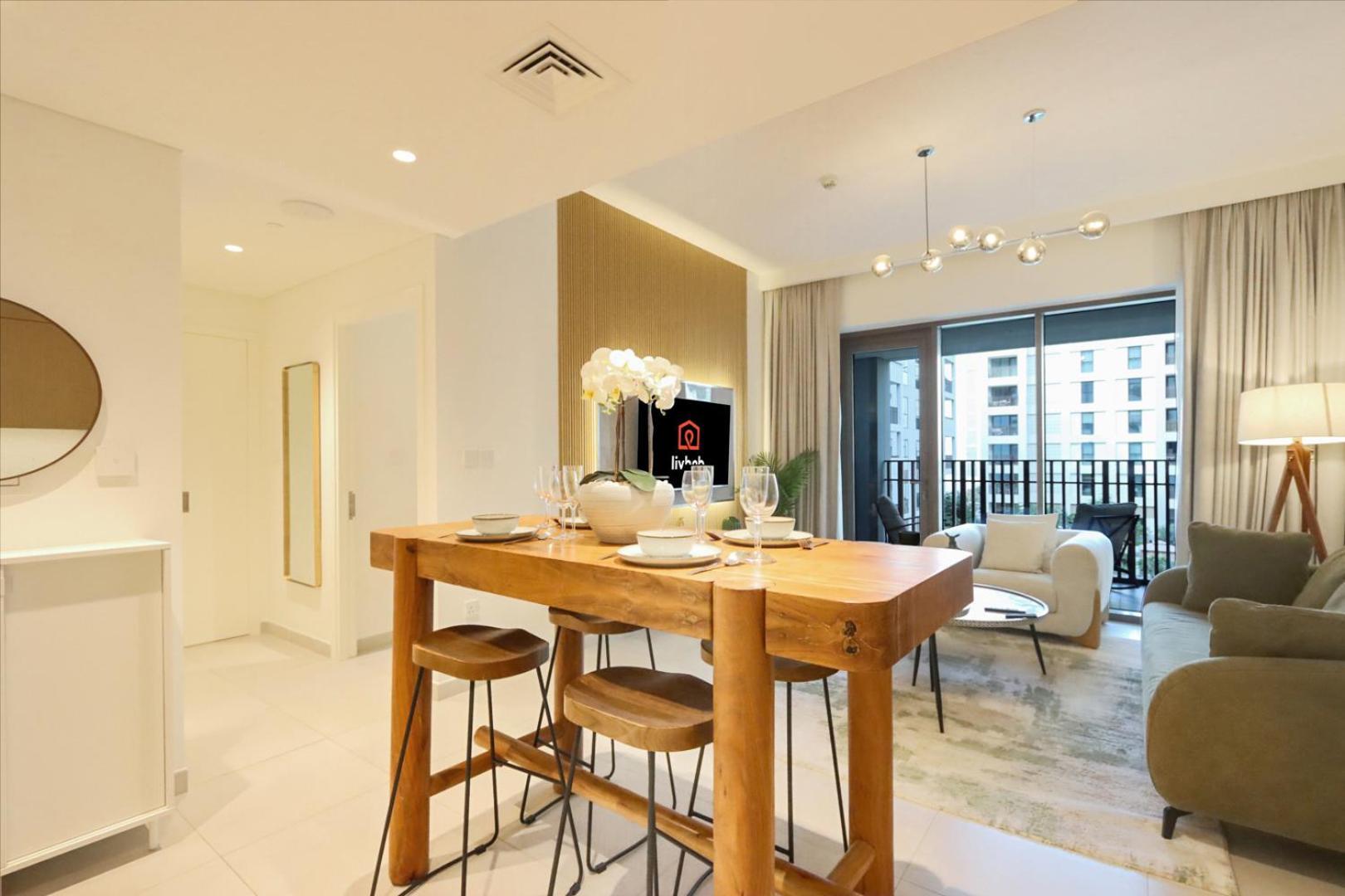 Livbnb - 1br Retreat Free Access To Creek Lagoon Dubai